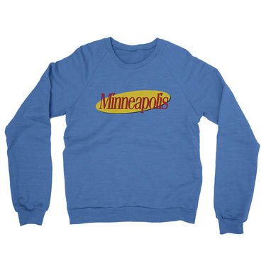 Minneapolis Seinfeld Midweight French Terry Crewneck Sweatshirt-Allegiant Goods Co. Vintage Sports Apparel