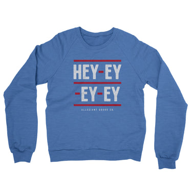 Hey-Ey-Ey-Ey Midweight French Terry Crewneck Sweatshirt-Allegiant Goods Co. Vintage Sports Apparel