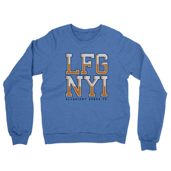 Lfg Nyi Midweight French Terry Crewneck Sweatshirt-Allegiant Goods Co. Vintage Sports Apparel