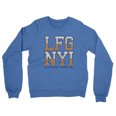 Lfg Nyi Midweight French Terry Crewneck Sweatshirt-Allegiant Goods Co. Vintage Sports Apparel