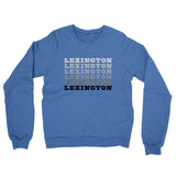 Lexington Repeat Midweight French Terry Crewneck Sweatshirt-Heather Royal-Allegiant Goods Co. Vintage Sports Apparel