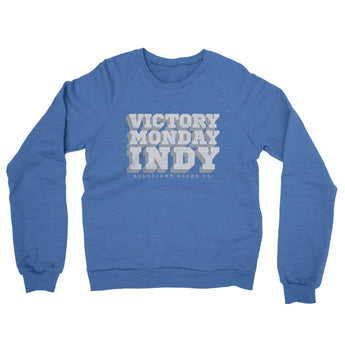 Victory Monday Indy Midweight French Terry Crewneck Sweatshirt-Allegiant Goods Co. Vintage Sports Apparel