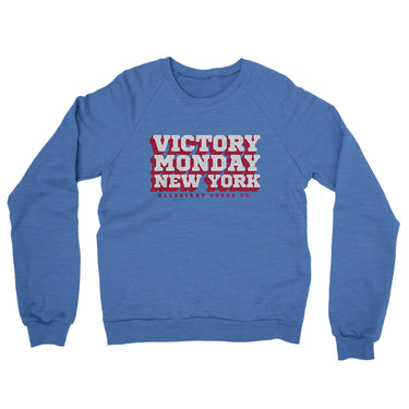 Victory Monday New York Midweight French Terry Crewneck Sweatshirt-Allegiant Goods Co. Vintage Sports Apparel