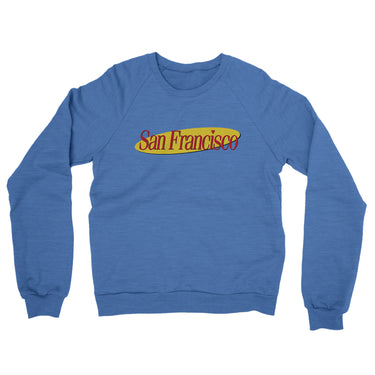 San Francisco Seinfeld Midweight French Terry Crewneck Sweatshirt-Allegiant Goods Co. Vintage Sports Apparel