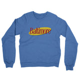 Baltimore Seinfeld Midweight French Terry Crewneck Sweatshirt-Allegiant Goods Co. Vintage Sports Apparel