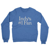 Indy's Number 1 Fan Midweight French Terry Crewneck Sweatshirt-Allegiant Goods Co. Vintage Sports Apparel