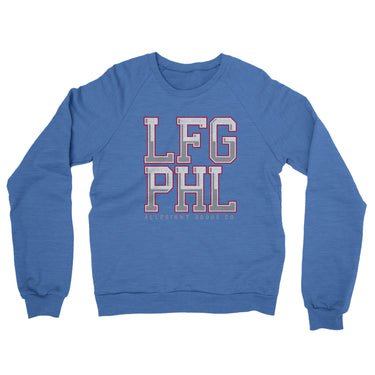Lfg Phl Midweight French Terry Crewneck Sweatshirt-Allegiant Goods Co. Vintage Sports Apparel