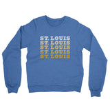 St Louis Repeat Midweight French Terry Crewneck Sweatshirt-Allegiant Goods Co. Vintage Sports Apparel