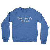 New York's Number 1 Fan Midweight French Terry Crewneck Sweatshirt-Allegiant Goods Co. Vintage Sports Apparel