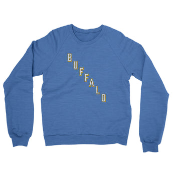 Buffalo Hockey Jersey Midweight French Terry Crewneck Sweatshirt-Allegiant Goods Co. Vintage Sports Apparel