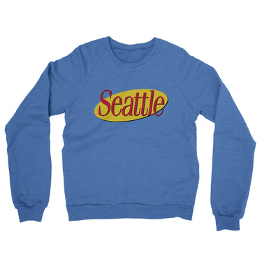 Seattle Seinfeld Midweight French Terry Crewneck Sweatshirt-Allegiant Goods Co. Vintage Sports Apparel