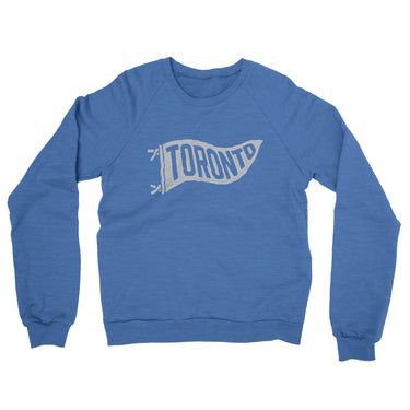 Toronto Pennant Midweight French Terry Crewneck Sweatshirt-Allegiant Goods Co. Vintage Sports Apparel