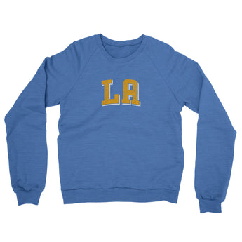 L.a. Varsity Midweight Crewneck Sweatshirt-Allegiant Goods Co. Vintage Sports Apparel