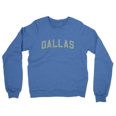 Dallas Varsity Midweight Crewneck Sweatshirt-Allegiant Goods Co. Vintage Sports Apparel