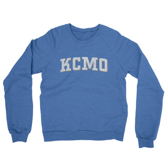 Kcmo Varsity Midweight Crewneck Sweatshirt-Allegiant Goods Co. Vintage Sports Apparel