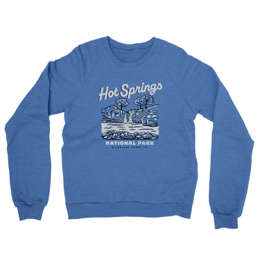 Hot Springs National Park Midweight Crewneck Sweatshirt-Allegiant Goods Co. Vintage Sports Apparel