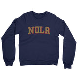 Nola Varsity Midweight Crewneck Sweatshirt-Allegiant Goods Co. Vintage Sports Apparel