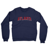 Atlanta Varsity Midweight Crewneck Sweatshirt-Allegiant Goods Co. Vintage Sports Apparel