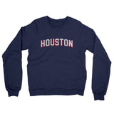 Houston Varsity Midweight Crewneck Sweatshirt-Allegiant Goods Co. Vintage Sports Apparel