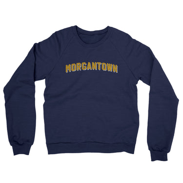 Morgantown Varsity Midweight Crewneck Sweatshirt-Allegiant Goods Co. Vintage Sports Apparel