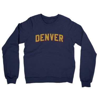 Denver Varsity Midweight Crewneck Sweatshirt-Allegiant Goods Co. Vintage Sports Apparel
