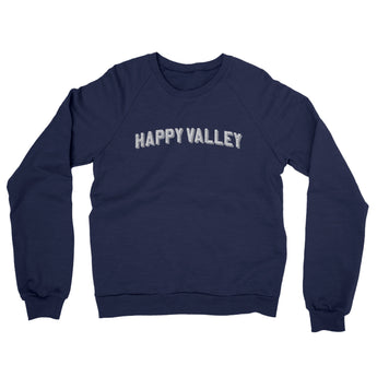 Happy Valley Varsity Midweight Crewneck Sweatshirt-Classic Navy-Allegiant Goods Co. Vintage Sports Apparel