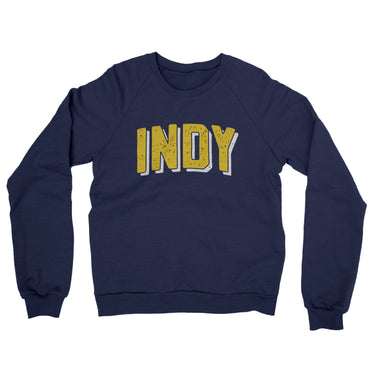 Indy Varsity Midweight Crewneck Sweatshirt-Allegiant Goods Co. Vintage Sports Apparel