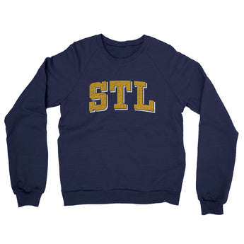 Stl Varsity Midweight Crewneck Sweatshirt-Allegiant Goods Co. Vintage Sports Apparel