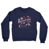 Boston Things Midweight Crewneck Sweatshirt-Allegiant Goods Co. Vintage Sports Apparel