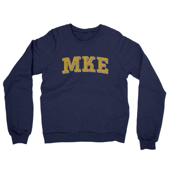 Mke Varsity Midweight Crewneck Sweatshirt-Allegiant Goods Co. Vintage Sports Apparel