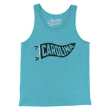 Carolina Pennant Men/Unisex Tank Top-Allegiant Goods Co. Vintage Sports Apparel