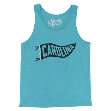 Carolina Pennant Men/Unisex Tank Top-Allegiant Goods Co. Vintage Sports Apparel
