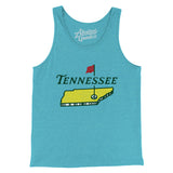 Tennessee Golf Men/Unisex Tank Top-Allegiant Goods Co. Vintage Sports Apparel