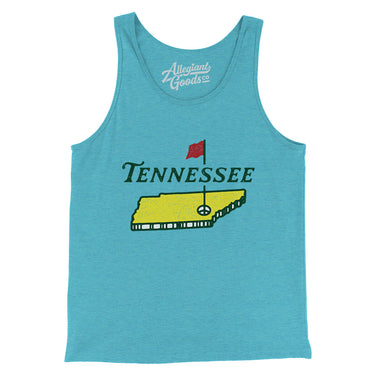 Tennessee Golf Men/Unisex Tank Top-Allegiant Goods Co. Vintage Sports Apparel
