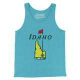 Idaho Golf Men/Unisex Tank Top-Allegiant Goods Co. Vintage Sports Apparel