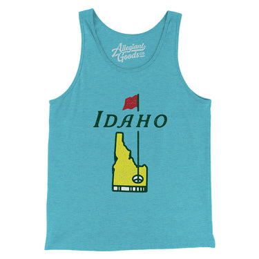 Idaho Golf Men/Unisex Tank Top-Allegiant Goods Co. Vintage Sports Apparel