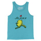 Alaska Golf Men/Unisex Tank Top-Allegiant Goods Co. Vintage Sports Apparel