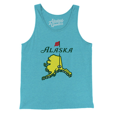 Alaska Golf Men/Unisex Tank Top-Allegiant Goods Co. Vintage Sports Apparel