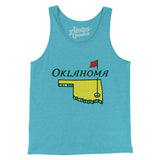 Oklahoma Golf Men/Unisex Tank Top-Allegiant Goods Co. Vintage Sports Apparel