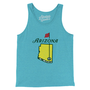 Arizona Golf Men/Unisex Tank Top-Allegiant Goods Co. Vintage Sports Apparel