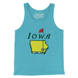 Iowa Golf Men/Unisex Tank Top-Allegiant Goods Co. Vintage Sports Apparel