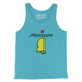 Mississippi Golf Men/Unisex Tank Top-Allegiant Goods Co. Vintage Sports Apparel