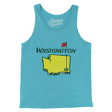 Washington Golf Men/Unisex Tank Top-Allegiant Goods Co. Vintage Sports Apparel