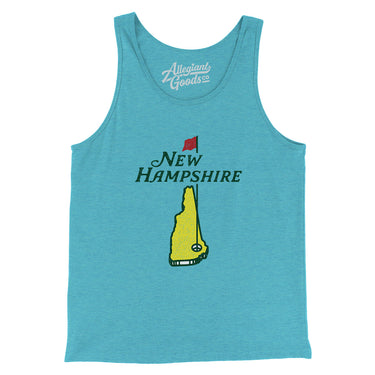New Hampshire Golf Men/Unisex Tank Top-Allegiant Goods Co. Vintage Sports Apparel