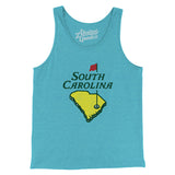 South Carolina Golf Men/Unisex Tank Top-Allegiant Goods Co. Vintage Sports Apparel