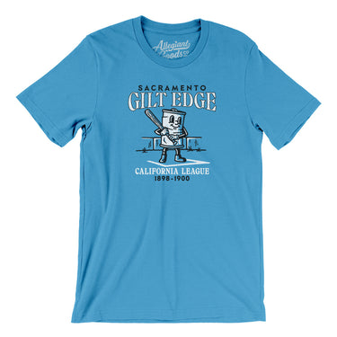 Sacramento Gilt Edge Men/Unisex T-Shirt-Allegiant Goods Co. Vintage Sports Apparel
