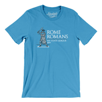 Rome Romans Men/Unisex T-Shirt-Aqua-Allegiant Goods Co. Vintage Sports Apparel