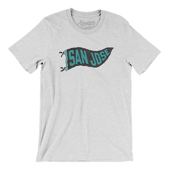 San Jose Pennant Men/Unisex T-Shirt-Allegiant Goods Co. Vintage Sports Apparel