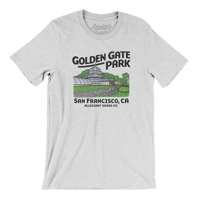 Golden Gate Park Men/Unisex T-Shirt-Ash-Allegiant Goods Co. Vintage Sports Apparel