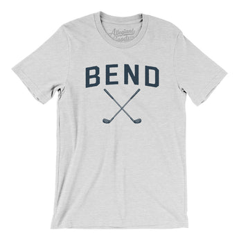 Bend Golf Men/Unisex T-Shirt-Ash-Allegiant Goods Co. Vintage Sports Apparel